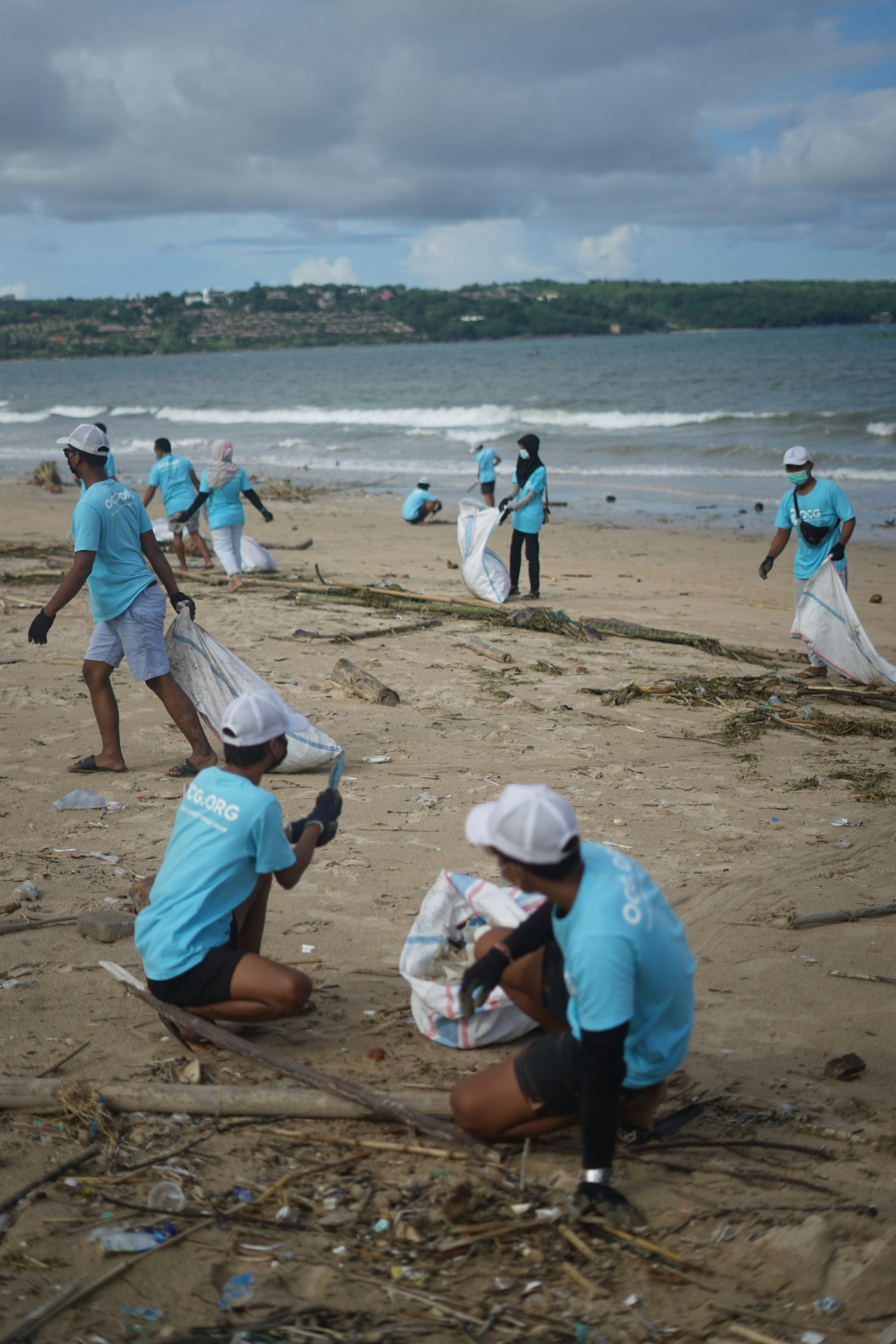 people on beach during daytime